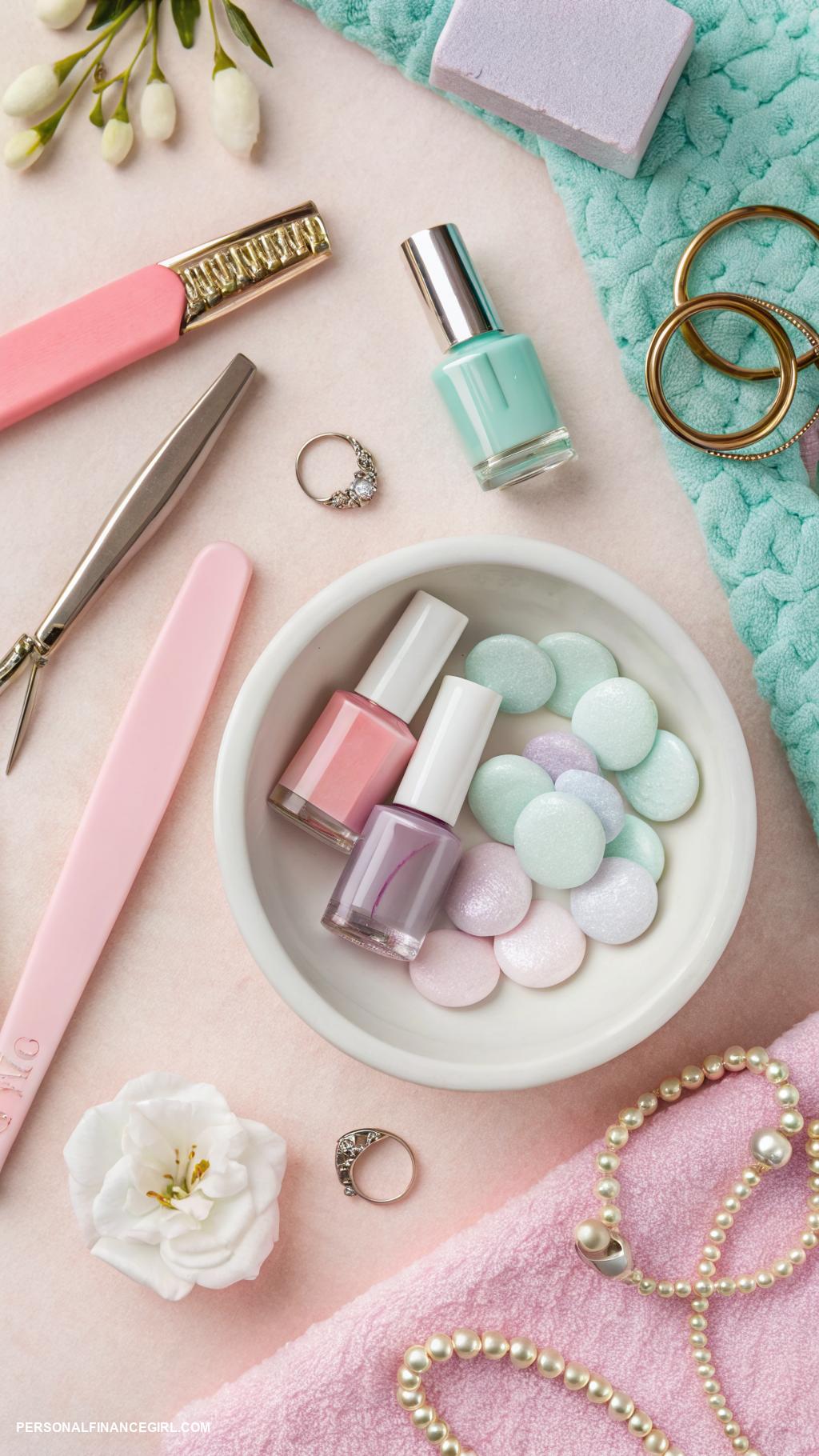 cheap nails Use toothpaste as a base coat